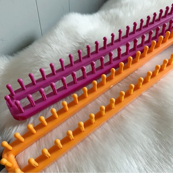 3 Pc Set Knitting Looms Yarn Long Weaving Craft Set Sock Scarf Hat Sweaters Tool - Picture 2 of 8